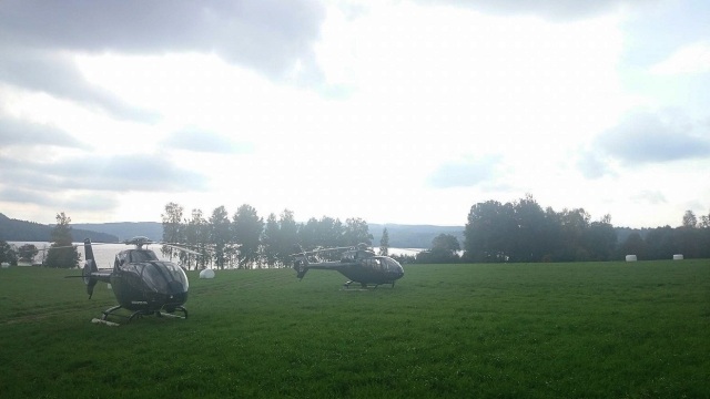 Helikopter EC120 SE-JMP (Swedcopter 908) och SE-JLN